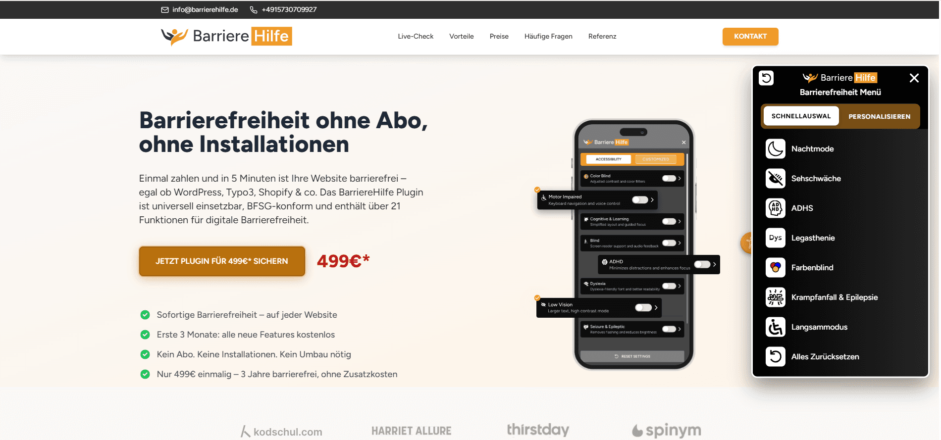 BarriereHilfe — Digital Accessibility Platform